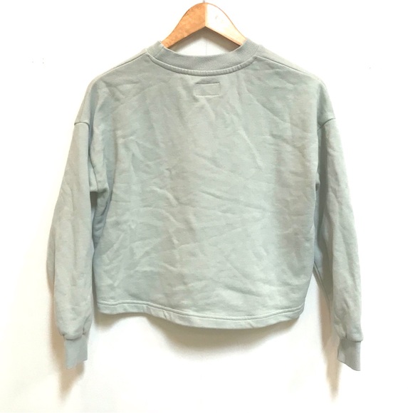 Happy Earth Organic Cotton Oversized Cropped Sweatshirt (XS) - Picture 2 of 6